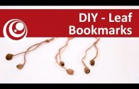 DIY – Leaf Bookmark